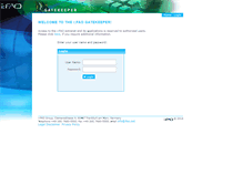 Tablet Screenshot of gatekeeper.ifao.net